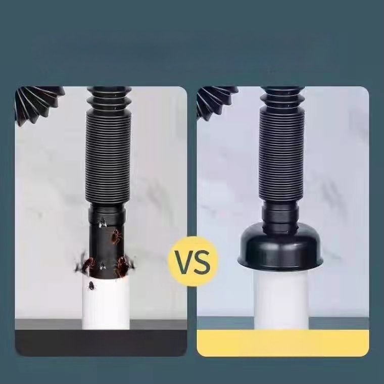 ABS εξαρτήματα αποχέτευσης νεροχύτη με S-μορφή, τύπος έλξης, ηλεκτροπλατιζόμενος διπλής κατεύθυνσης σχεδιασμός, προσαρμοσμένη επεξεργασία