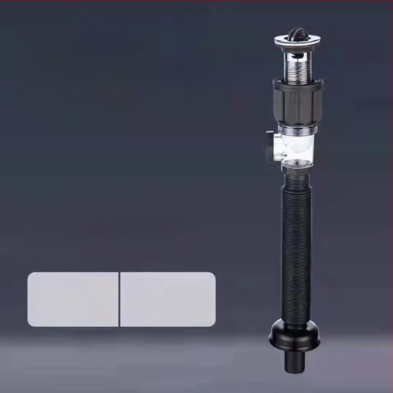 ABS εξαρτήματα αποχέτευσης νεροχύτη με S-μορφή, τύπος έλξης, ηλεκτροπλατιζόμενος διπλής κατεύθυνσης σχεδιασμός, προσαρμοσμένη επεξεργασία