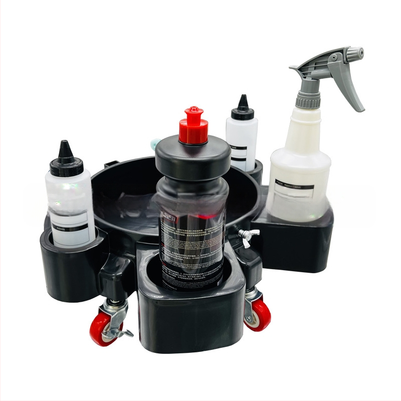 De Xin Hao пластмасова основа за кофа за миене на автомобили с универсални въртящи се колела