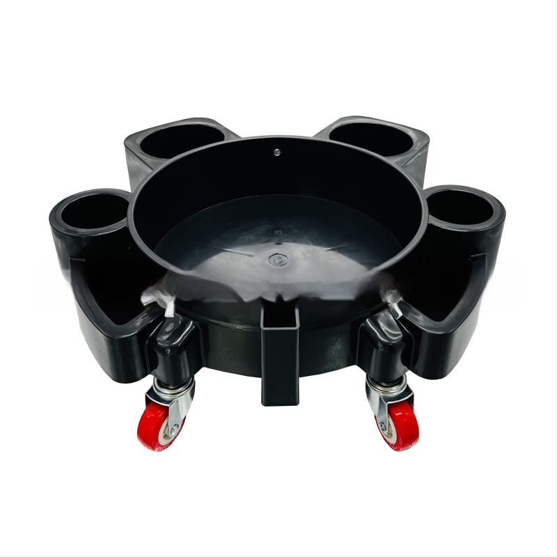 De Xin Hao пластмасова основа за кофа за миене на автомобили с универсални въртящи се колела