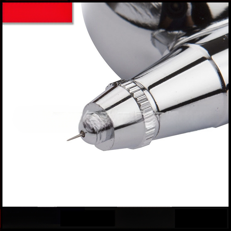 Bachri purškimo komplektas meno ir modeliavimo darbams: gravitacijos maitinimo purkštuvą, talpa 7 cm³, antgalis 0,3 mm, darbinis slėgis 50 PSI