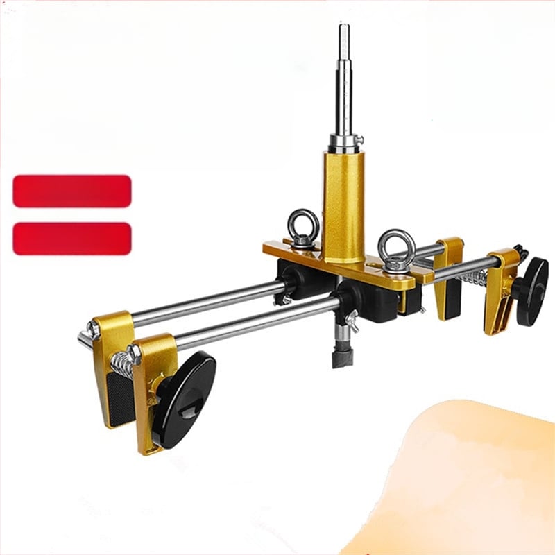 Li Jia Craftsman – комплект за пробиване на дупки в дървена врата за монтаж на ключалка, серия Wooden door punching; диаметър на резача 30 мм; дължина на режещия нож 80 мм; диаметър на дръжката 5 мм