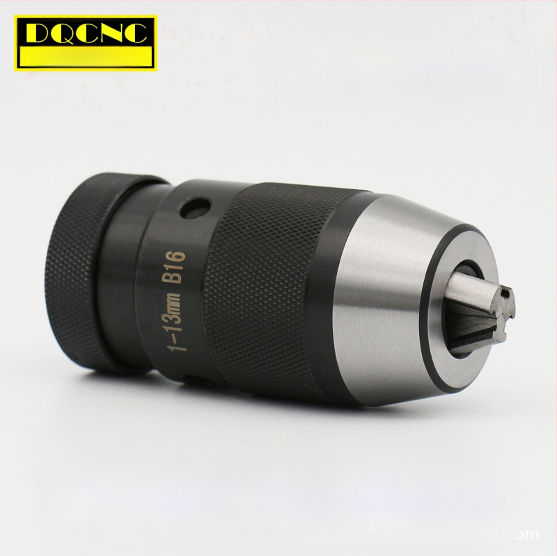 Самозатягащ патронник за фрезов стан и настолна бормашина, модел 1-16B16, диапазон захвата 1-13/1-16, въглеродна стомана, стандартен конус, точност 0.006