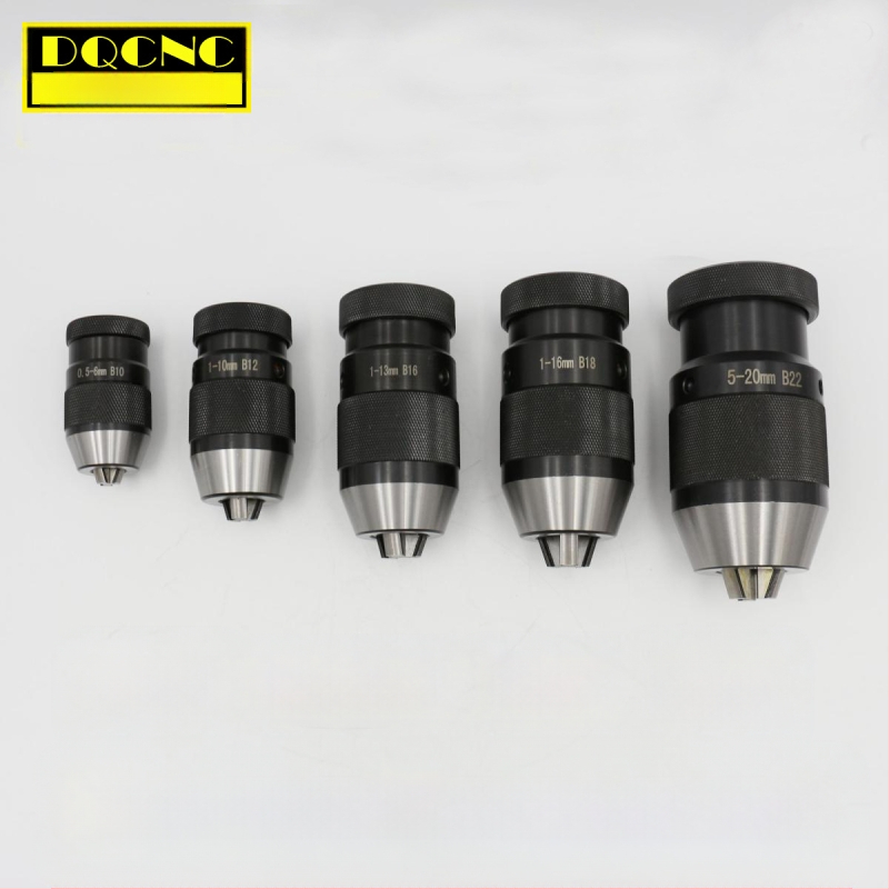 Самозатягащ патронник за фрезов стан и настолна бормашина, модел 1-16B16, диапазон захвата 1-13/1-16, въглеродна стомана, стандартен конус, точност 0.006