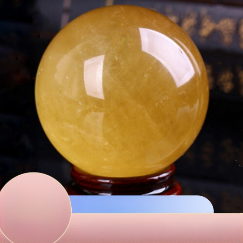 Krištolo rutulys Fengšui papuošalas, geometrijos sfera, krištolo medžiaga, modernus minimalistinis stilius, kilmė Rytų Kinijos jūra