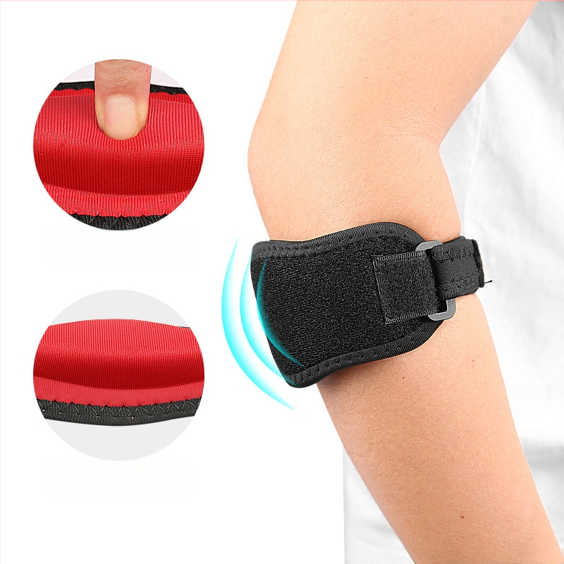 Kompresinės alkūnės apsaugos suaugusiems – tinkama krepšiniui, badmintonui ir tenisui; medžiaga: audinys, EVA, Lycra