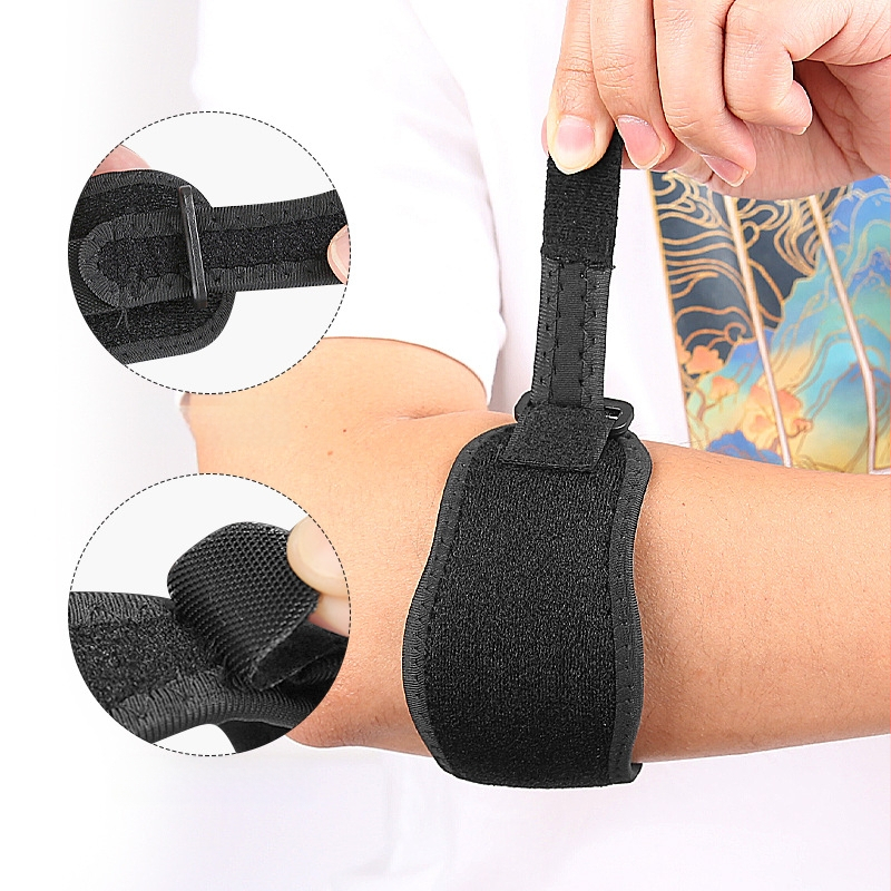 Kompresinės alkūnės apsaugos suaugusiems – tinkama krepšiniui, badmintonui ir tenisui; medžiaga: audinys, EVA, Lycra