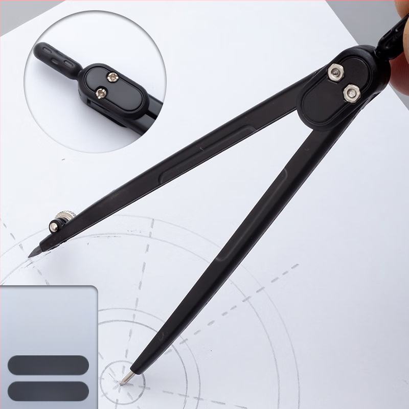 Fém körző diákoknak, professzionális rajzoláshoz, multifunkcionális geometria és mechanikus tervező eszköz, modell ACS90884, M&G márka