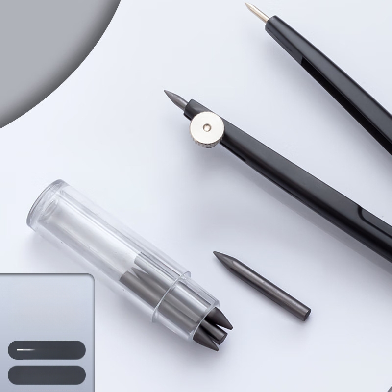 Fém körző diákoknak, professzionális rajzoláshoz, multifunkcionális geometria és mechanikus tervező eszköz, modell ACS90884, M&G márka