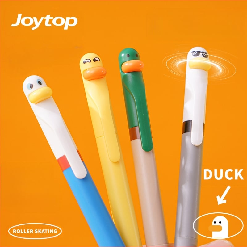 Гел писалка Magic Duck серия, пластмасов корпус, водно-базирано мастило, не се изтрива, връх: други материали, патешки мотив