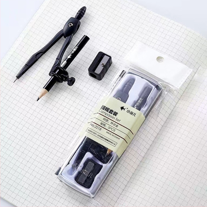 Little Fish 2218 метален компас за чертане, комплект от 2 части