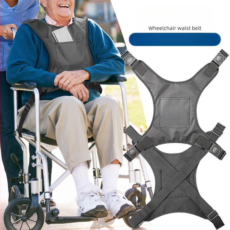 Vesto stiliaus diržas ratams su apsauga nuo kritimų, Oxford audinys, plastikinė sagtis, nailoninis dirželis, suaugusiems