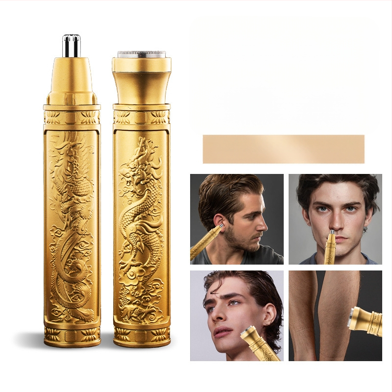 Trimer za nosne dlačice - punjač, kompaktan, zamjenjiva glava za čišćenje, ugrađena baterija 300–500 mAh, trajanje više od 30 dana