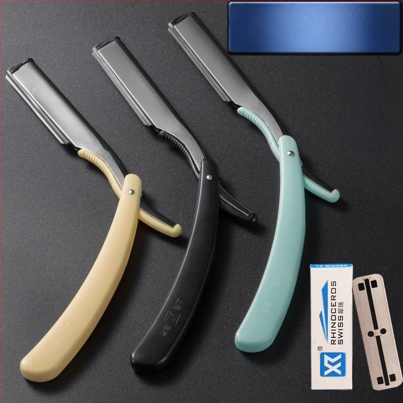 Ανδρικός και γυναικείος χειροκίνητος ξυριστήρας – κλασικός παλιομοδίτικος σχεδιασμός για το ξύρισμα προσώπου και γενειάδας