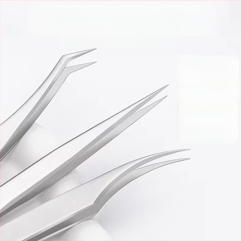 Τσιμπίδα για επεκτάσεις βλεφαρίδων DIY, υψηλή ακρίβεια, άκρη φτερωτού τύπου, κατάλληλη για γενική χρήση