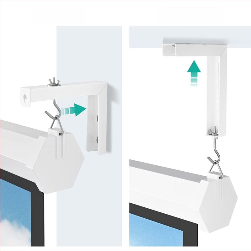 Стенен монтажен държач за екран за прожектор - TY-01 - Kaixinda - 300 g - Регулируем, многофункционален