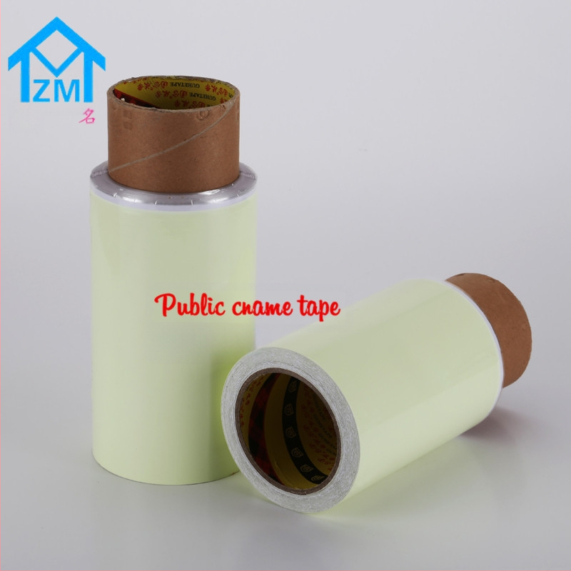 PET švytinti juosta įspėjimams – didelis šviesumas, storis 0,17 mm, PET pagrindas, Glow Strip serija išėjimams ir scenai