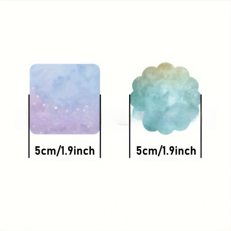 Термална етикетна хартия за печат, кръгла форма, водно лепило, подходяща за термопринтери и DIY, устойчивост -20°C до 70°C, дебелина 0,2 мм