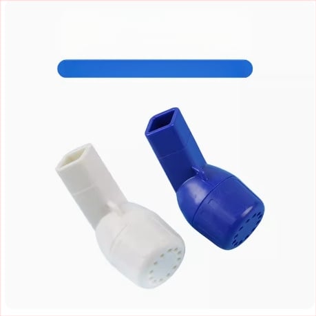 Αναπνευστικός εκπαιδευτής - Β-τύπου βοηθητικό αποχρεμπτικό, ελαφρύς, επαναχρησιμοποιήσιμος, ανθεκτικός σε υψηλές θερμοκρασίες, μακρομοριακό υλικό