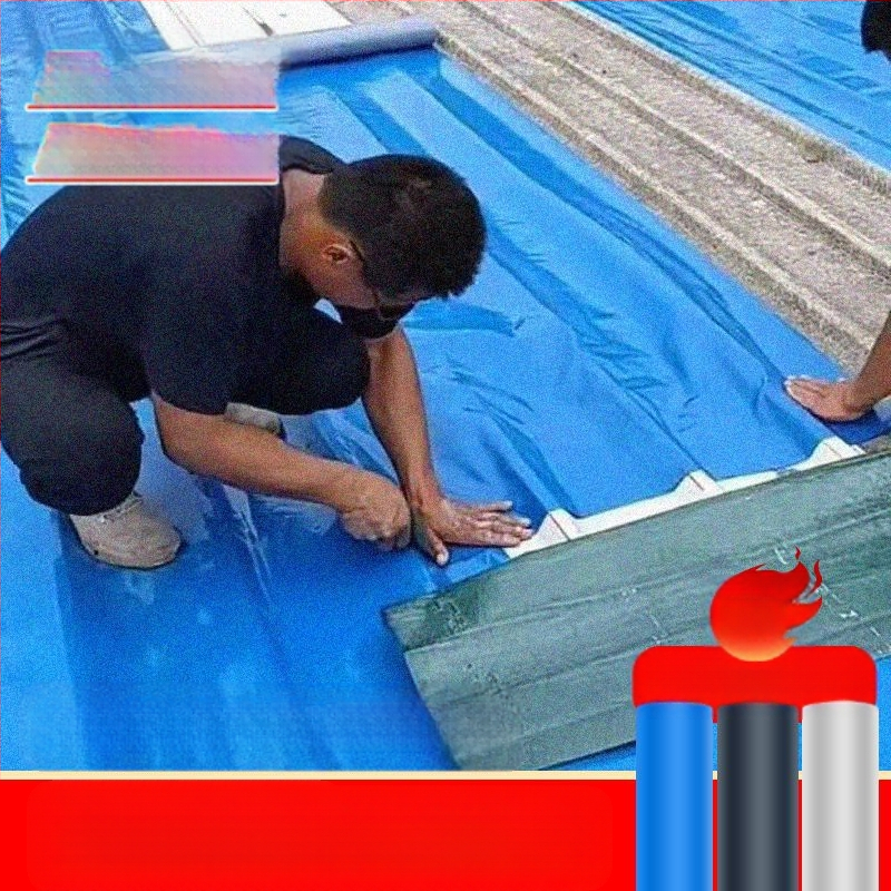 Jumta ūdensnecaurlaidīgā lente, slāņota PE ruļļa, sprieguma izturība: stipra, ūdensnecaurlaidīga un mitrumizturīga