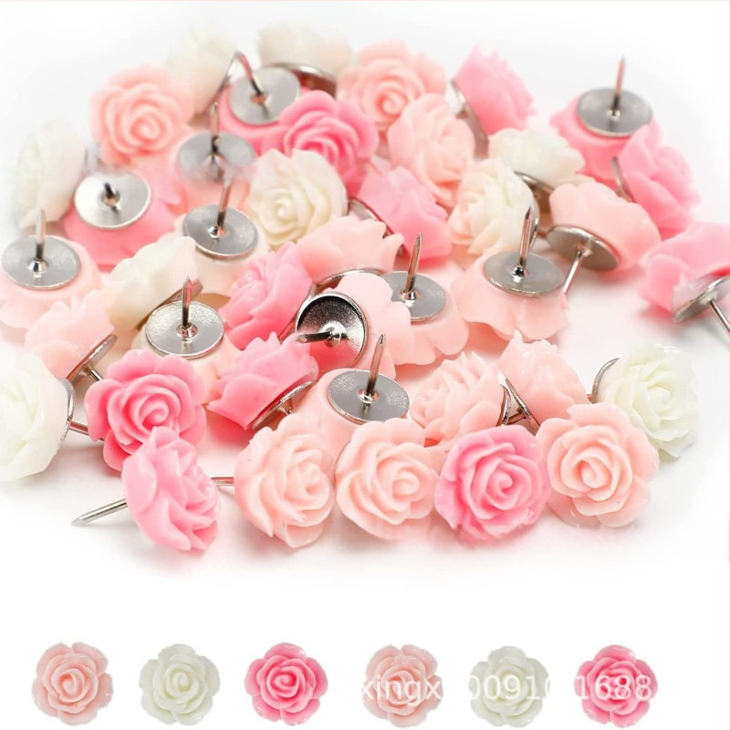 Plokščios galvos smeigtukai plastmasė, Modelis 0021, Pakuotė: buteliukas, Prekės ženklas Yuspai