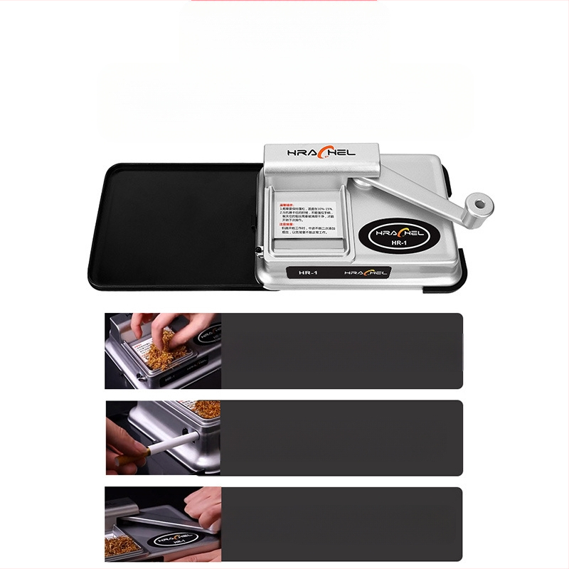 Rokas cigarešu vēršanas mašīna mājas lietošanai, 5.5/6.5/8.0 mm, manuāla darbība