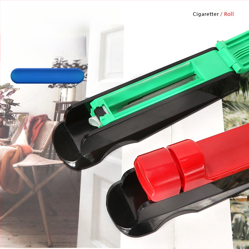 Rokas cigarešu ruļļu mašīna – uzlabota, gluda plastmasas konstrukcija, ar spiedēju un pildītāju