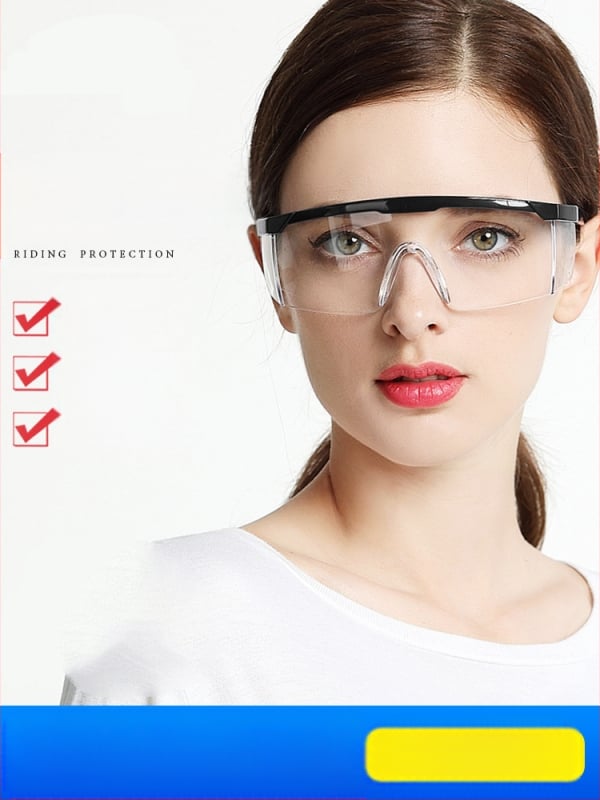 Защитни очила от поликарбонат, регулируема рамка, леща 2 мм, против прах и запотяване