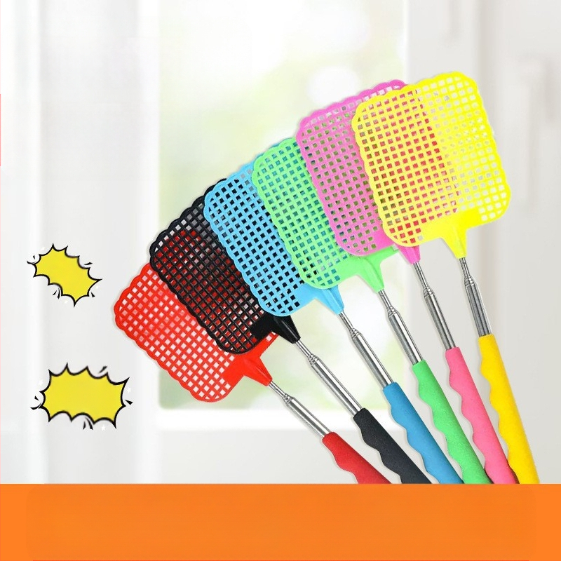 Teleskopinis plastikinis musės plaktukas, atsparus, lengvas prabangos stilius