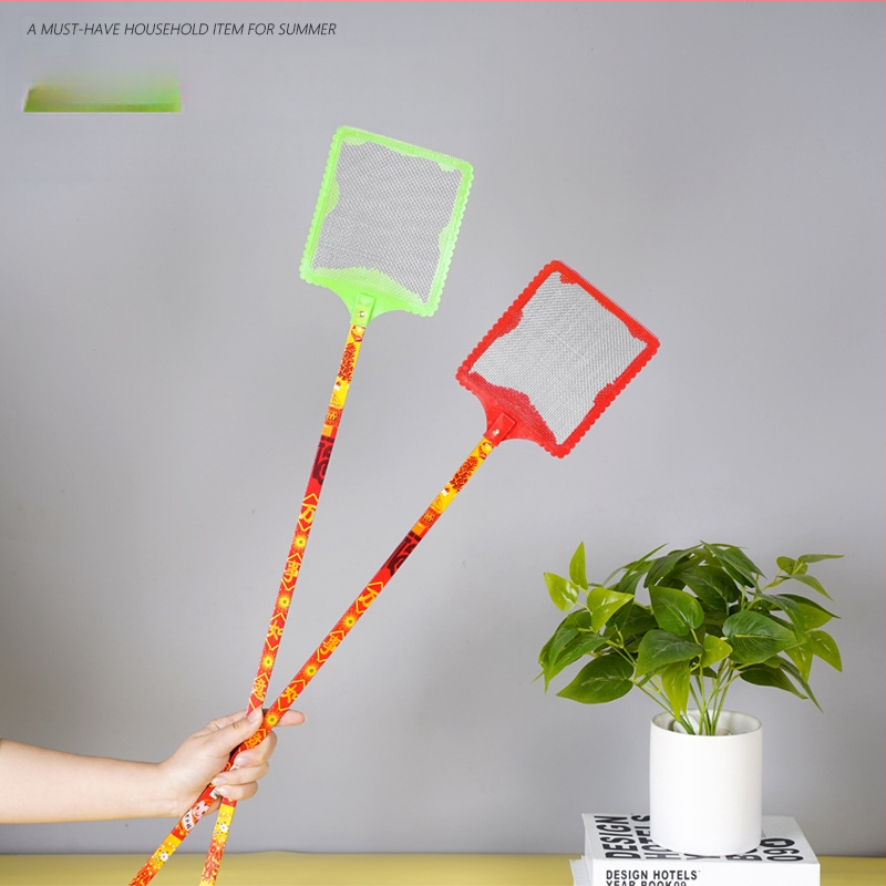 Ke Yue bambukinis ilgo rankų mušų plaktukas – paprastas stilius, nekokybiškas, tinkamas musėms, uodams ir termitams