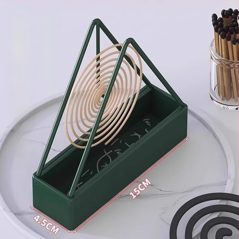 Trikampis geležinis moskito kūlių laikiklis su išspausdintu logotipu, kartojamas naudoti