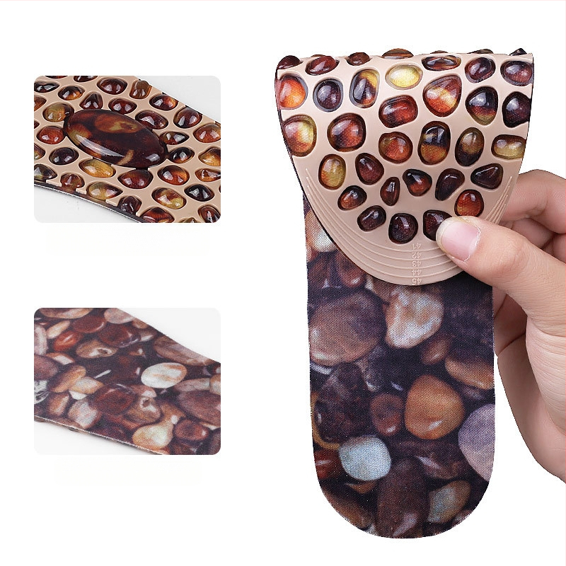 Pebble masāžas zolīte ar magnētterapiju, pilna zolīte, no TPR poliestera, piemērota kedām, ikdienas un darba kurpēm