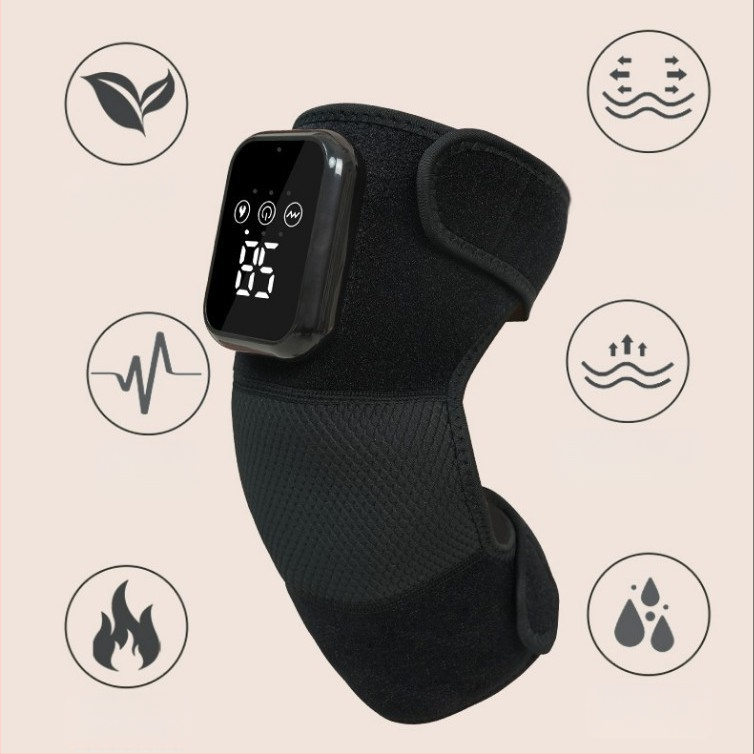 Grijajući vibracijski masažer koljena s inteligentnom regulacijom temperature, 7W, 5V, 45–65°C, 470 g