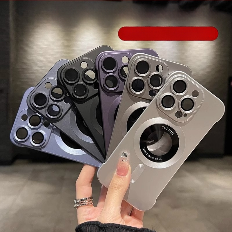 Θήκη iPhone — Υλικό PC, Ματ φινίρισμα, Ανθεκτική σε κραδασμούς, Μαγνητική έλξη, Συμβατή με iPhone 12/13/14 Pro/Max