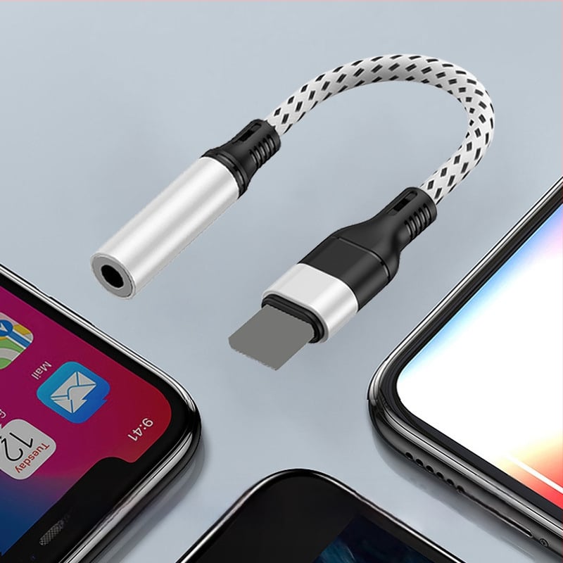 Dimension Lightning į 3,5 mm ausinių adapterį Apple iPhone
