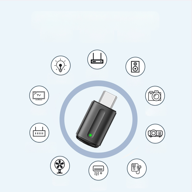 Έξυπνος υπέρυθρος πομπός για κινητά τηλέφωνα, μοντέλο 54156, USB διεπαφή (Apple/Huawei), κατασκευή από πλαστικό-μέταλλο, χωρίς οθόνη αφής