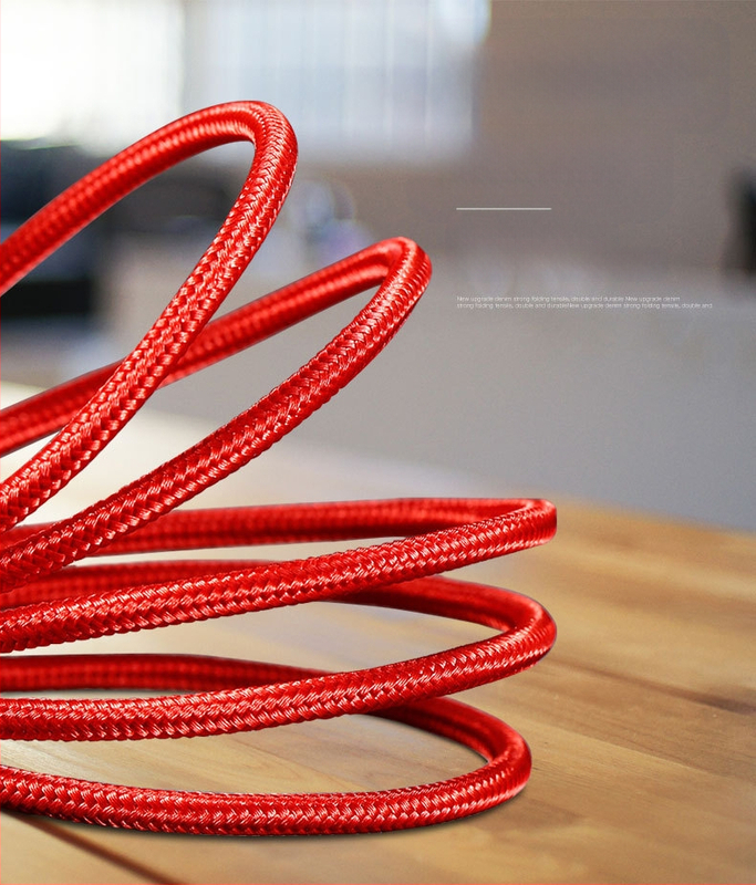 3-в-1 плетен USB кабел за зареждане и данни за Huawei Type-C Android устройства, бързо зареждане 3A, три конектора в един: USB, 8PIN и Micro USB