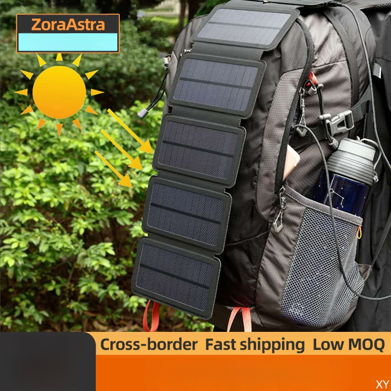 Išorinis maitinimo šaltinis stovyklavimui (saulės energija, įkrovimas 10W, soft-bag ląstelė, plastikinis korpusas)