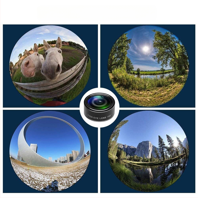 Insight Digital 10-in-1 objektyvų rinkinys išmaniesiems telefonams: fisheye, plataus kampo, makro, teleobjektyvas ir CPL filtras