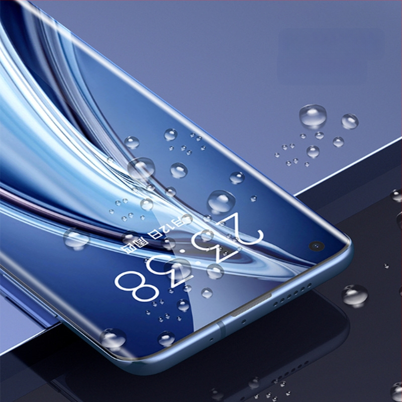 OnePlus 13 пълен залепващ закалено стъкло протектор за извит екран, HD, удароустойчив, против падане