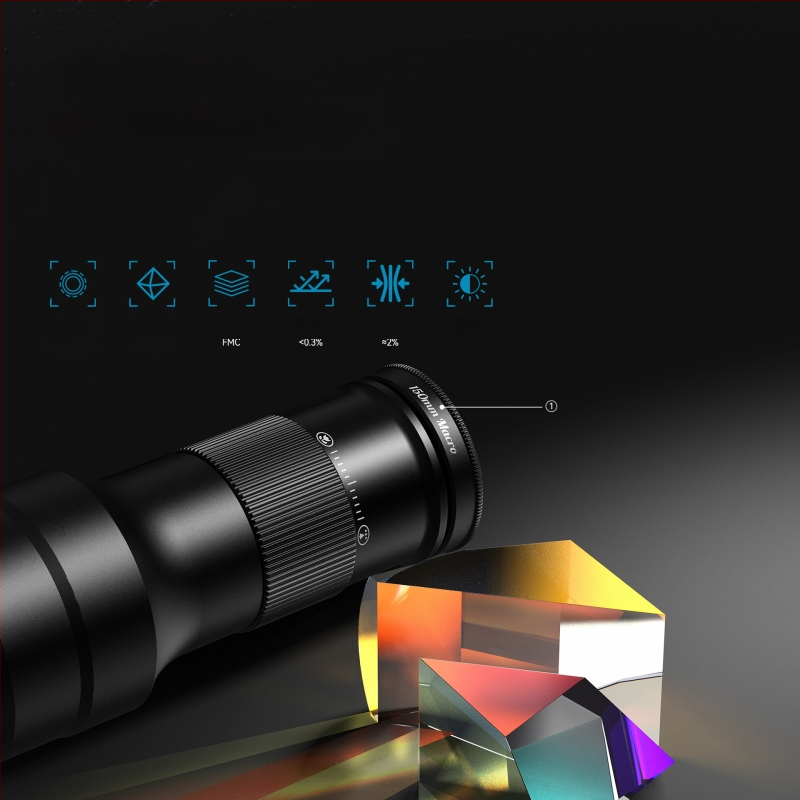 APEXEL TM6 išmaniojo telefono telefoto makro objektyvas, 6x didinimas, 2-in-1 telefoto makro, suderinamas su 99% išmaniųjų telefonų modelių (Apple, Oppo, OnePlus, Samsung, Huawei, Honor, Xiaomi); svoris 131 g.