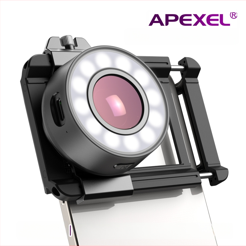 APEXEL Rankinis MS120 Mikroskopas Akmenų Identifikavimui – HD Didinimas, Suderinamas su Išmaniuoju Telefonu