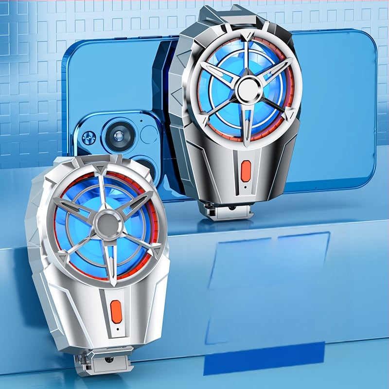 X52 USB mobiliojo telefono aušintuvas — nešiojamas nugaros klipsas, ABS korpusas, sver 82 g, modelis X52