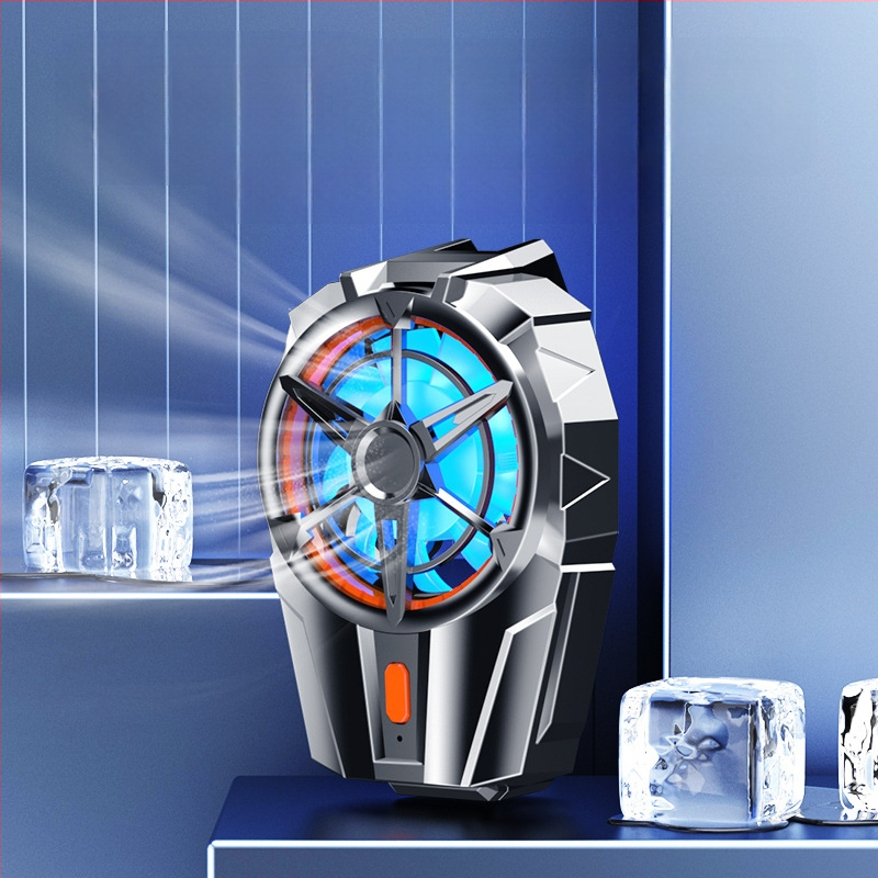 X52 USB mobiliojo telefono aušintuvas — nešiojamas nugaros klipsas, ABS korpusas, sver 82 g, modelis X52