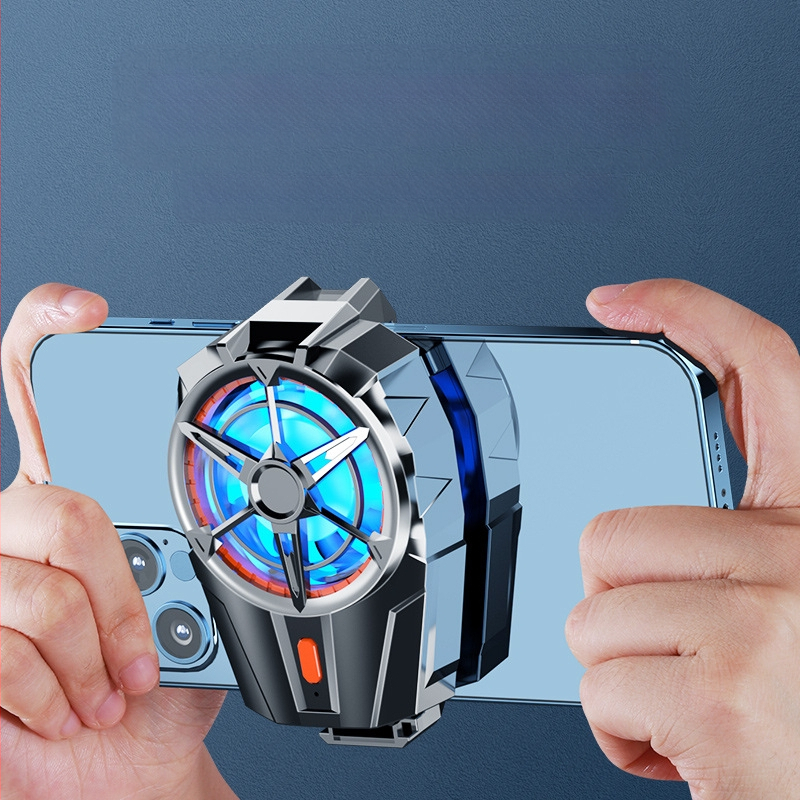 X52 USB mobiliojo telefono aušintuvas — nešiojamas nugaros klipsas, ABS korpusas, sver 82 g, modelis X52