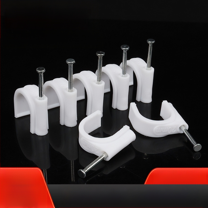 LTS нейлонови кабелни фиксатори и клипове за кабели – вътрешно използване, кръгли и квадратни форми