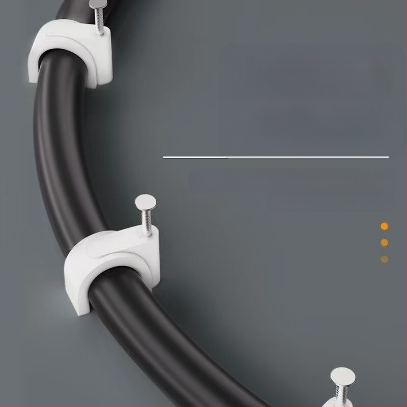 LTS нейлонови кабелни фиксатори и клипове за кабели – вътрешно използване, кръгли и квадратни форми