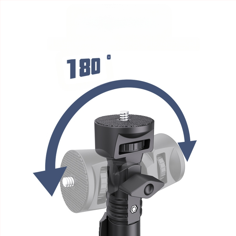Stojan na podlahu so statívom a selfie tyčou pre mobily a SLR fotoaparáty – zliatina, držiak na telefón