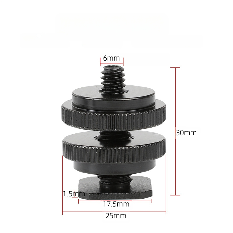 LOJA Ľahký držiak pre DSLR/Mirrorless kamery — Klip na telefón do horúcej obuvi, viacúčelová základňa, vonkajšie použitie, podpora prispôsobenia