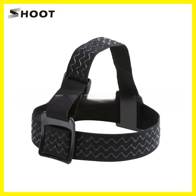 Wanhao Fiksuota kameros A galvos diržas, trijų dalių guminis dirželis, nailonas + plastikas, suderinama su GoPro 4–10, svoris 65 g